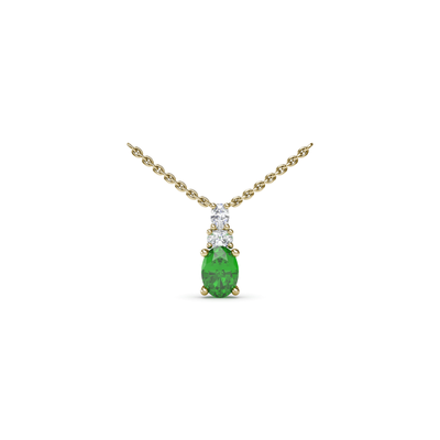 Fana Diamond Fashion Necklace N1852E-14kt-Yellow