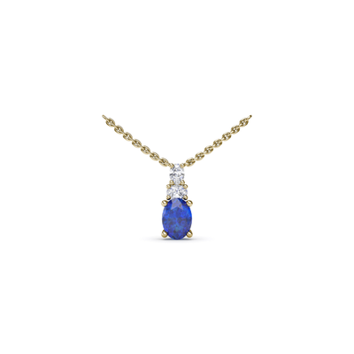 Fana Color Fashion Necklace N1852S-14kt-Yellow