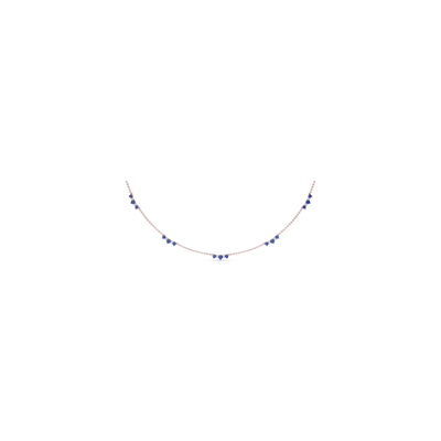 Fana Color Fashion Necklace N1871S-14kt-Rose