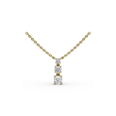 Fana Diamond Fashion Necklace N5137-14kt-Yellow