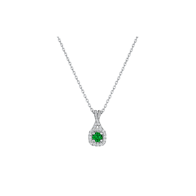 Fana Color Fashion Necklace P1631E-14kt-White