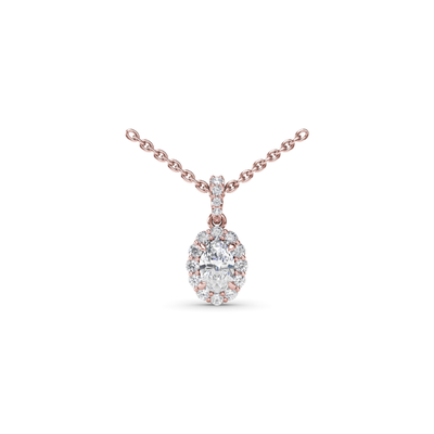 Fana Diamond Fashion Necklace P1834-14kt-Rose Fana Diamond Fashion Necklace P1834-14kt-Rose