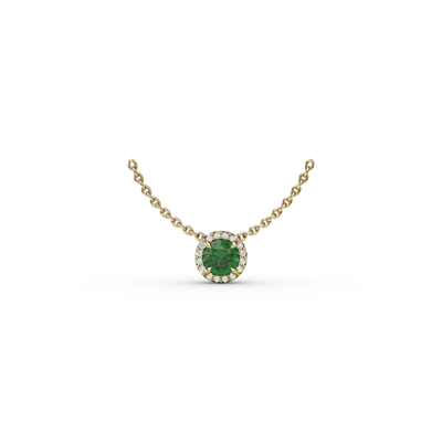 Fana Color Fashion Necklace P7002E-14kt-Yellow