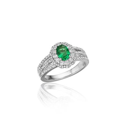 Fana Color Fashion Ring R1534E-14kt-White Fana Color Fashion Ring R1534E-14kt-White