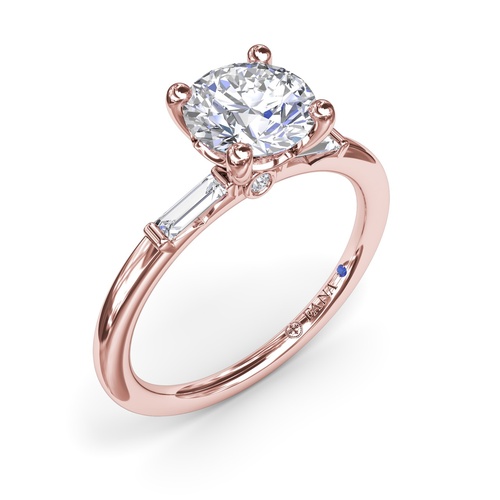 Fana Engagement Ring Bridal S4311-14kt-Rose