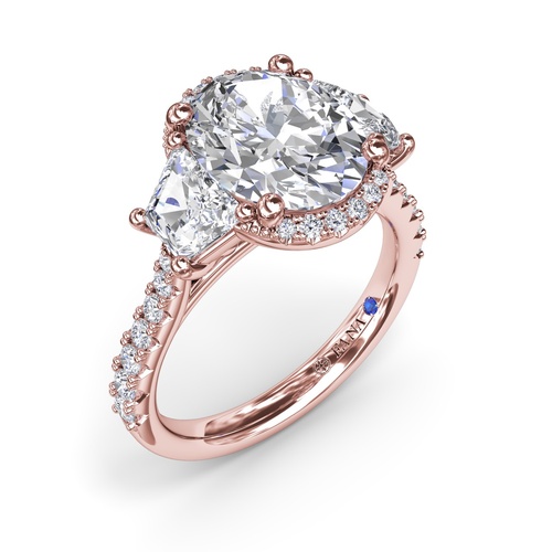 Fana Engagement Ring S4320-14kt-Rose