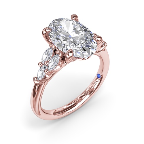 Fana Engagement Ring S4324-14kt-Rose