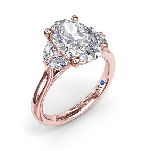 Fana Engagement Ring S4328-14kt-Rose