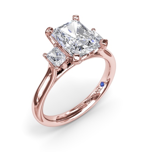 Fana Engagement Ring Bridal S4342-14kt-Rose