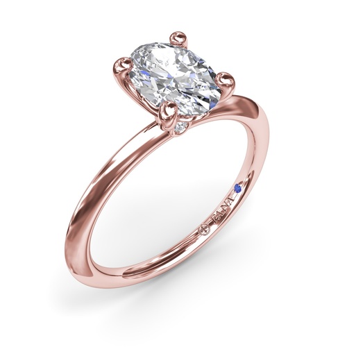 Fana Engagement Ring Bridal S4348-14kt-Rose