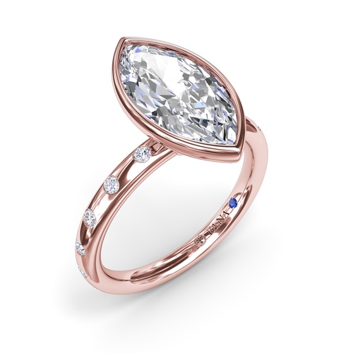 Fana Engagement Ring S4351-14kt-Rose