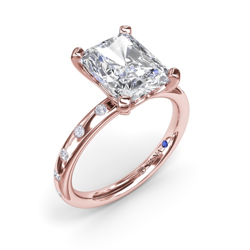 Fana Engagement Ring Bridal S4353-14kt-Rose