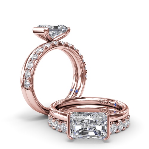 Fana Engagement Ring Bridal S4354-14kt-Rose
