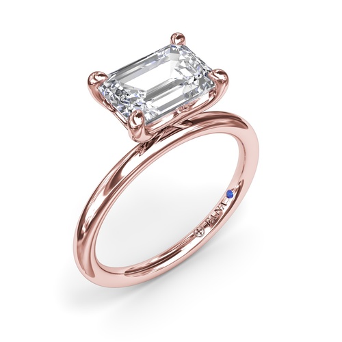 Fana Engagement Ring Bridal S4355-14kt-Rose