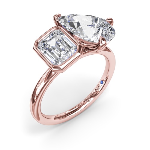 Fana Engagement Ring S4365-14kt-Rose
