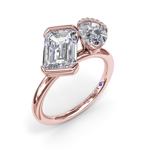Fana Engagement Ring S4367-14kt-Rose