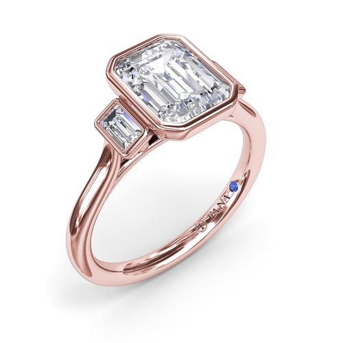Fana Engagement Ring Bridal S4378-14kt-Rose