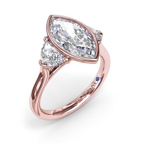 Fana Engagement Ring S4396-14kt-Rose