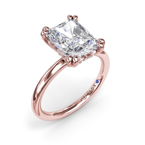 Fana Engagement Ring Bridal S4403-14kt-Rose