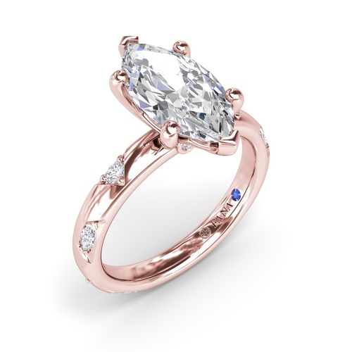 Fana Engagement Ring S4425-14kt-Rose