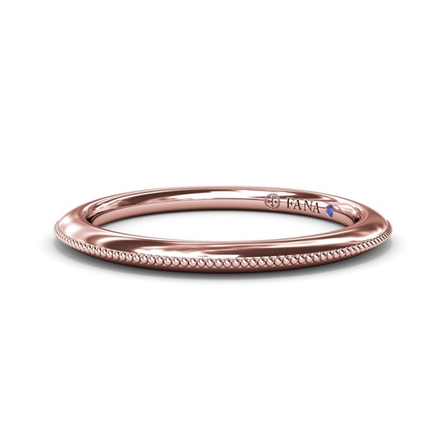 Fana Wedding Band Bridal W4269-14kt-Rose