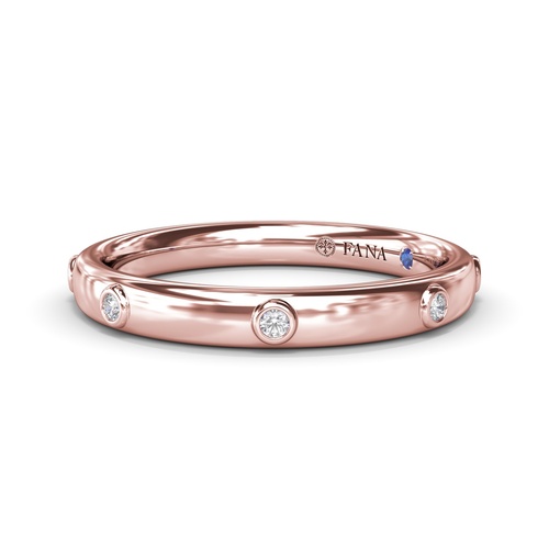 Fana Wedding Band Bridal W4434-14kt-Rose