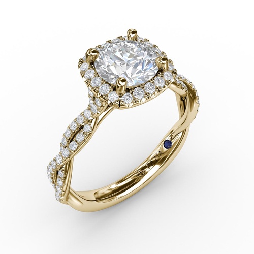 Fana Engagement Ring S3109-18kt-Yellow