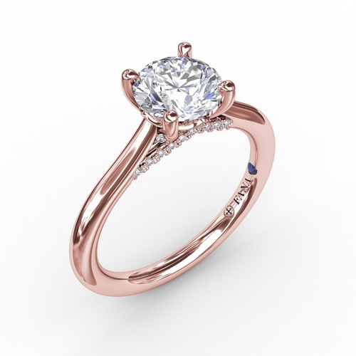 Fana Engagement Ring S3173-14kt-Rose