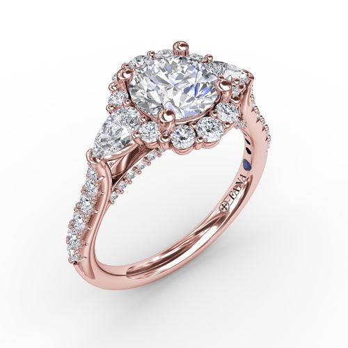 Fana Engagement Ring S3231-14kt-Rose