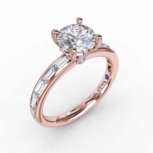 Fana Engagement Ring S3289-14kt-Rose