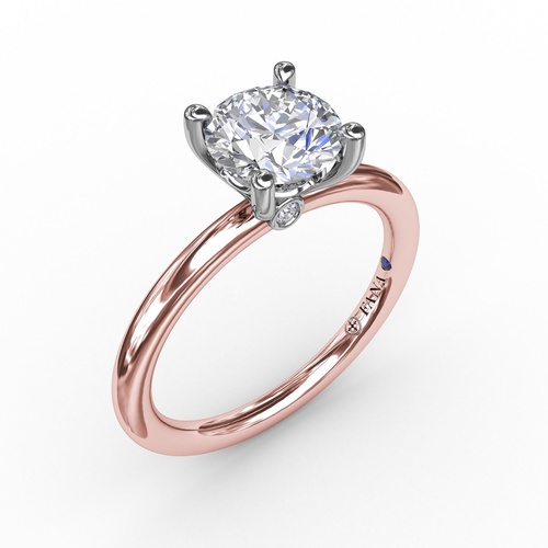 Fana Engagement Ring S4013-14kt-Rose