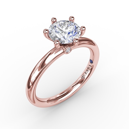 Fana Engagement Ring S4025-14kt-Rose