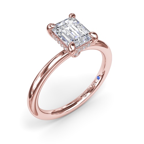Fana Engagement Ring Bridal S4066-14kt-Rose