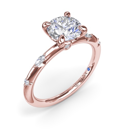 Fana Engagement Ring S4094-14kt-Rose