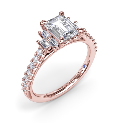 Fana Engagement Ring S4102-14kt-Rose