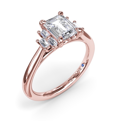 Fana Engagement Ring S4119-14kt-Rose