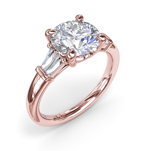 Fana Engagement Ring S4124-14kt-Rose