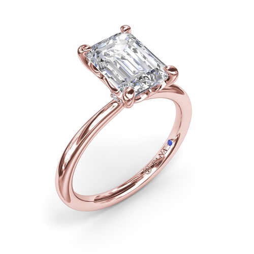 Fana Engagement Ring Bridal S4196-14kt-Rose