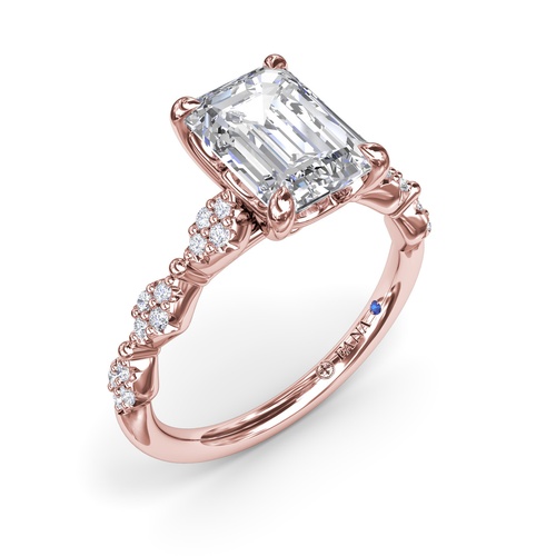 Fana Engagement Ring S4201-14kt-Rose