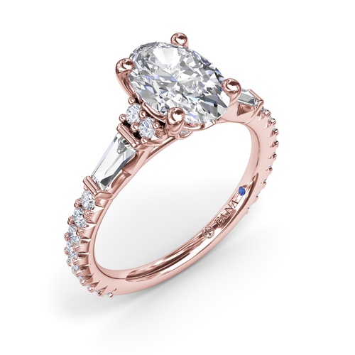 Fana Engagement Ring S4221-14kt-Rose