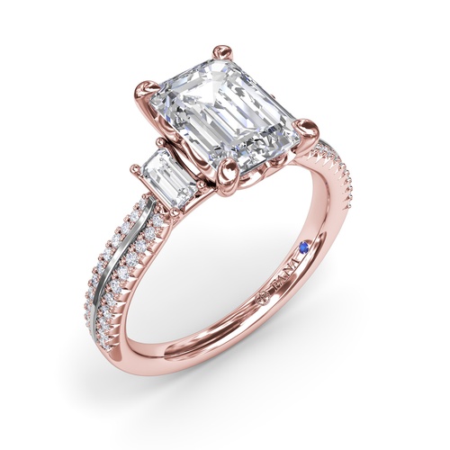 Fana Engagement Ring S4226-14kt-Rose-White