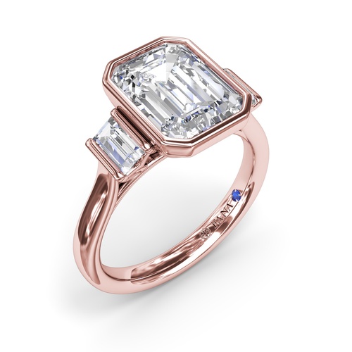 Fana Engagement Ring Bridal S4233-14kt-Rose