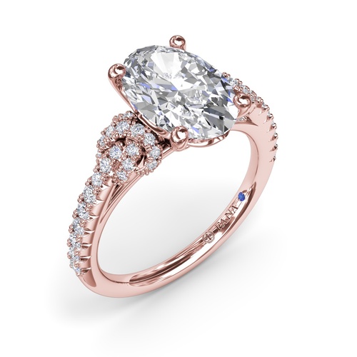 Fana Engagement Ring S4235-14kt-Rose