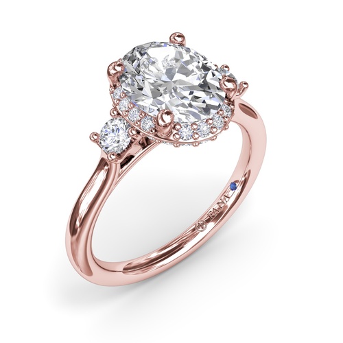 Fana Engagement Ring S4255-14kt-Rose