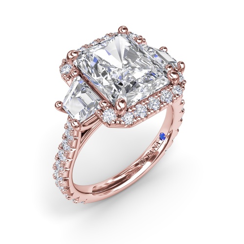 Fana Engagement Ring S4277-14kt-Rose