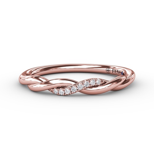 Fana Wedding Band Bridal W4005-14kt-Rose