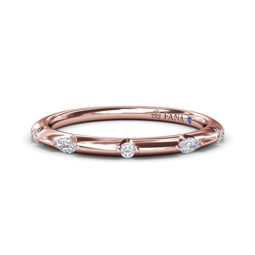 Fana Wedding Band Bridal W4094-14kt-Rose