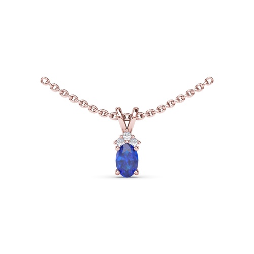 Fana Necklace Color Fine Jewelry P1857S-14kt-Rose