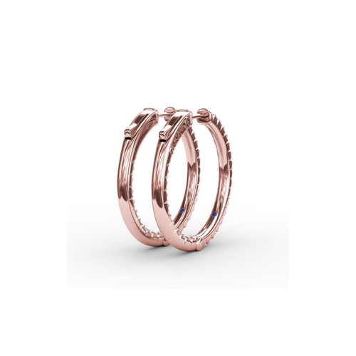 Fana Diamond Fashion Earrings ER4892-18kt-Rose thumbnail 3