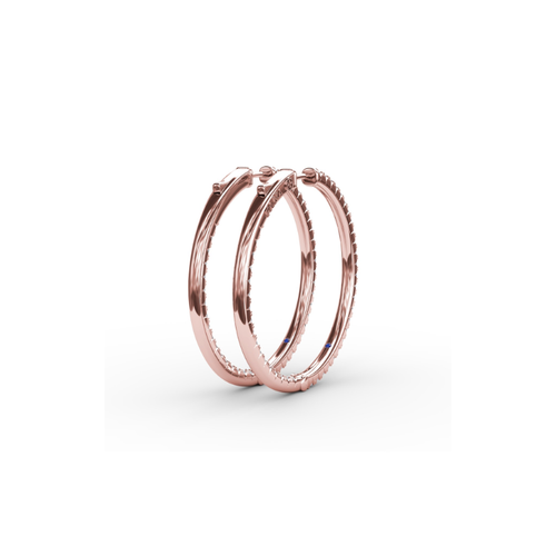 Fana Diamond Fashion Earrings ER4895-18kt-Rose thumbnail 3